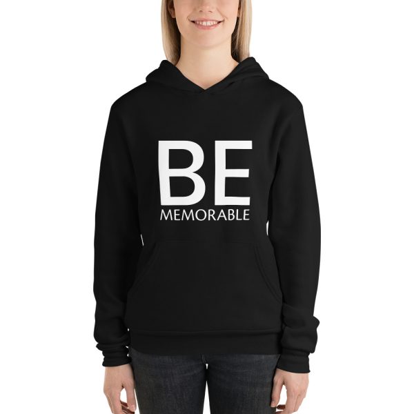 Be Memorable Unisex hoodie - Image 3